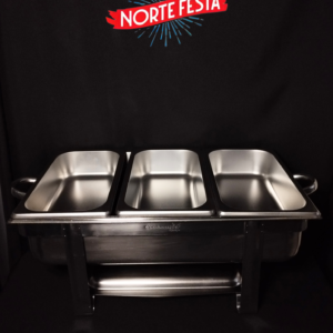 Rechaud em aço inox para locação – NORTE FESTA