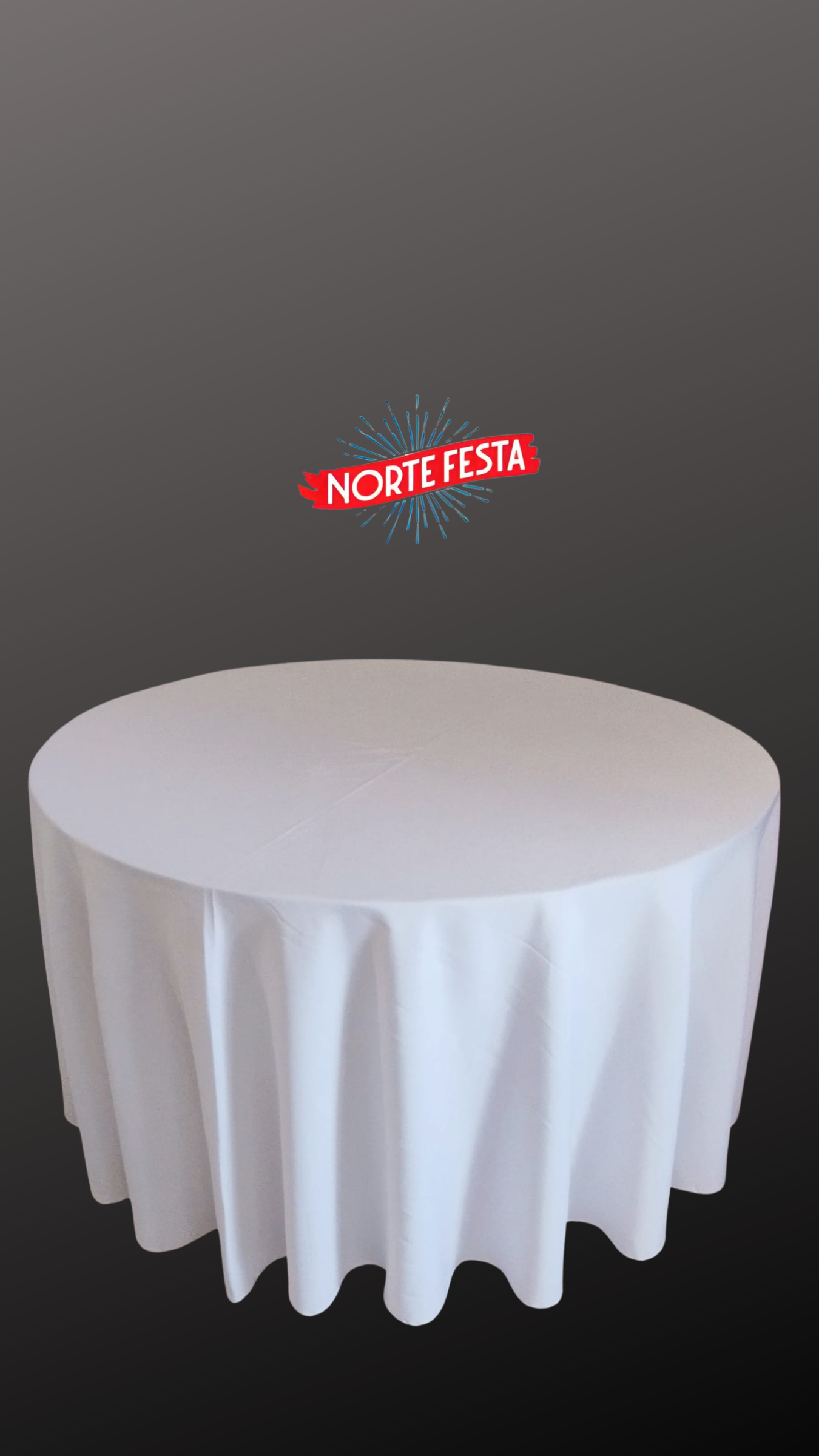 Toalha redonda grande