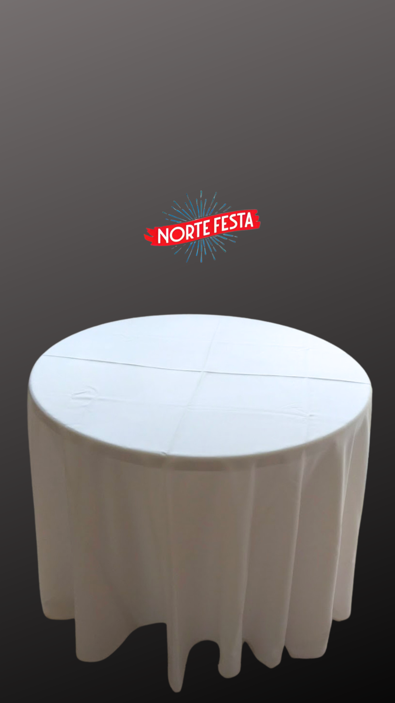 Toalha redonda pequena