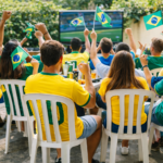 Mesas e Cadeiras para Assistir aos Jogos da Copa